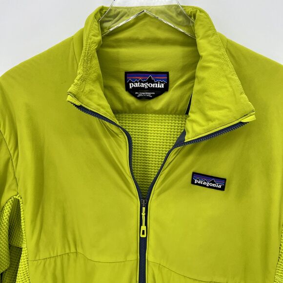 Patagonia Nano Air Light Hybrid Jacket Mens XL Zip Up Neon Green Insulated 84345 - Picture 2 of 15